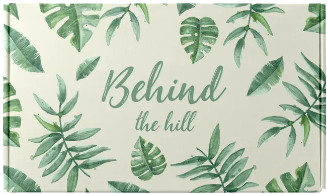 Green custom mailer box with Behind The Hill Logo