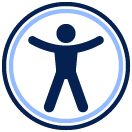 Universal accessibility symbol
